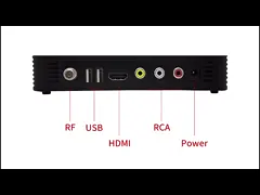 Черная кабельная телеприставка Резервирование каналов USB PVR Цифровая кабельная приставка video