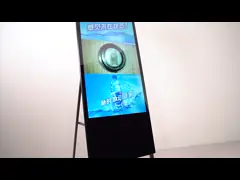 Пол 32 дюймов стоя дисплей Signage цифров, плакат 4k портативный цифров video