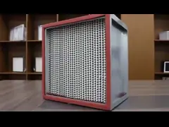 Алюминиевая фольга фильтра системы высокотемпературная HEPA фильтрации воздуха чистой комнаты video