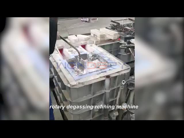 Industrial Aluminum Liquid Degasser Rotary Degassing Aluminum With Graphite Rotor