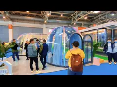 шатер иглу УЛЬТРАФИОЛЕТОВОГО сопротивления шатра 100% пузыря сада 220kg прозрачный video