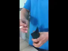 Компакт мешка золы сигареты PVC Ashtray кармана ЕВА OEM портативный придает огнестойкость непахучему video