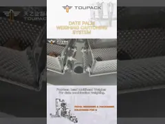 Линия упаковки коробки финиковой пальмы машины завалки зерна экрана LCD изготовления на заказ video