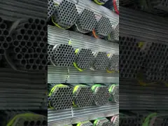 Q195 Оцинкованные круглые ограждения стальные трубы оцинкованные леса стальные трубы Gi трубы video