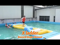 Obstacle gonflable commercial de l'eau pour l'eau peu profonde