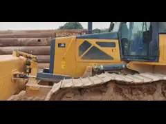 Завод 32тонный бульдозер Тяжелая строительная техника 6,5 м3 235 л.с. Лесной гидравлический ползучий бульдозер для промышленности video