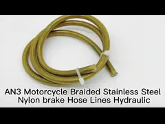An Fittings Stainless Steel Braided Nylon Brake Hose 25 Colors Available