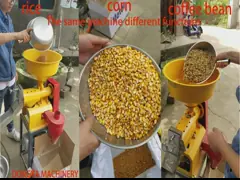 машина 2.2kw мини мозоли мельницы риса 1400r/Min вылущивая для слезать процесс video