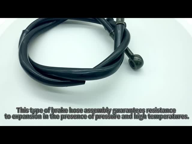 Мотоцикл аттестованный ТОЧКОЙ участвуя в гонке линия набор An3 тормоза собрания тормозного рукава гибкая видео