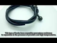 Мотоцикл аттестованный ТОЧКОЙ участвуя в гонке линия набор An3 тормоза собрания тормозного рукава гибкая video