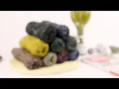 Волосы 1ends 3GG ЯКОВ пряжи шерстей серого цвета 1/3NM Menlange коренастые акриловые для вязать машины video