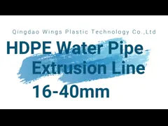 20-110mm HDPE Wasserleitungs-Verdrängungs-Maschine HDPE Gas-Rohr-Fertigungsstraße