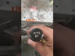 Покрашенное анодированное Ptef покрыло болты концов прута акме продело нитку штангу с гайками video