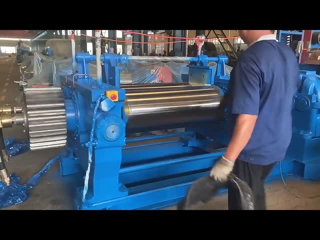 ゴム製混合のためのシリコーン ゴムの混合製造所機械55kw 2ロール製造所