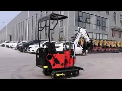 Энергосберегающий мини дизельный экскаватор 800kg 12hp с подгонянным защитным чехлом video