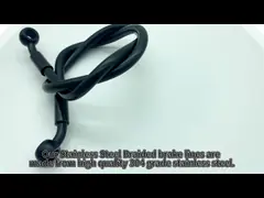 Доказательство ссадины наборов шланга мотоцикла собрания шланга для горючего тормоза НЕЙЛОНА AN3 video