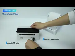 Совместимое принтера 4x6 ярлыка 110mm USB Bluetooth термальное Handheld со смартфонами video