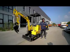 Full Hydraulic Pilot Hightop Mini Excavator 1.5 Ton Mini Digger Double Cylinder