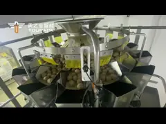 Машина упаковки мешка автоматических замороженных продуктов сумок Doypack машины упаковки вакуума раговорного жанра роторная Пре-сделанная video