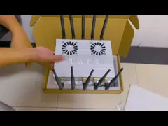 GSM DCS 50w Desktop Signal Jammer 2 Cooling Fans 10 Antennas