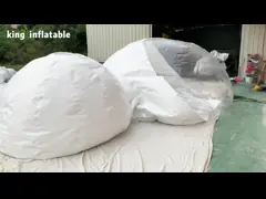 партии семьи купола Glamping гостиниц шатра пузыря 3m шатры дома раздувной на открытом воздухе раздувные video