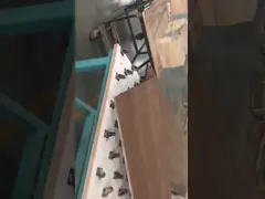 кромкооблицовочная машина ХД690ДЖП 380В 60Хз автоматическая для алюминиевой панели сота video