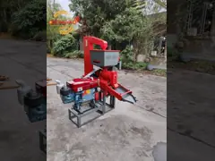 18HP Diesel Engine Commercial Rice Mill Machine 550kg Per Hour