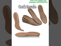 Ботинок пробочки Insole пробочки пота поглощая вводит дружественное к Эко удобное video