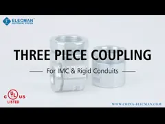 IMC Conduit Three Piece Steel 1 Inch Rigid Coupling Threaded Connection video