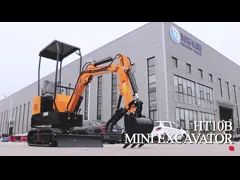 HT10B 1000kg Crawler Mini Hydraulic Excavator EPA/EURO 5 Home Use