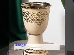 Ваза вазы цветка украшения живущей комнаты нового прибытия современная домашняя изготовленная на заказ роскошная керамическая для домашнего оформления video