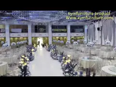 China Red Velvet Fabric Hotel Banquet Chair Mould Foam Cushion Fabric Upholstered Dining Chairs supplier