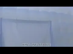 Специализированная белая надувная палатка Наружная подвижная ночная клубная портативная надувная палатка для мероприятий video