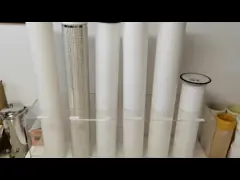 Складывая патрон водяного фильтра седимента патрон водяного фильтра подачи 20 дюймов высотой с video