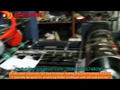 Автоматический конверт бумажника кармана уплотнения собственной личности ZF-480 делая машину с уплотнением корки video