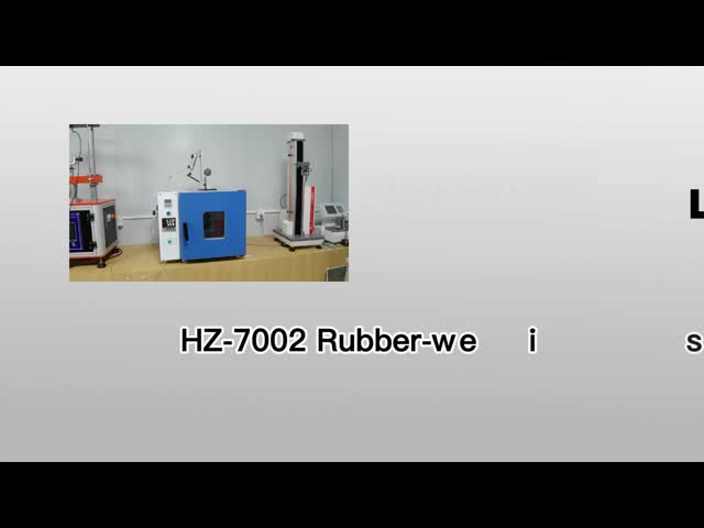 Weiss Plasticity Rubber Testing Machine Measuring Range 0.01-25Mm RT 50C-300C video