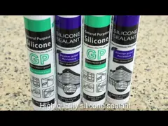 Покрашенный лечением уксусный клей Герметик силикона водоустойчивый для окна video