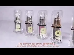 El maquillaje permanente del ODM pigmenta la tinta orgánica del tatuaje de Microblading de la ceja del labio video