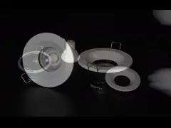 Утопленное водоустойчивое Downlight, белое СИД Downlight круга IP65 video