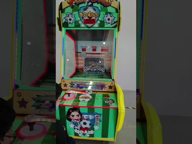 Цель футбола снимая чеканит управляемый игровой автомат выкупления развлечений аркады видео