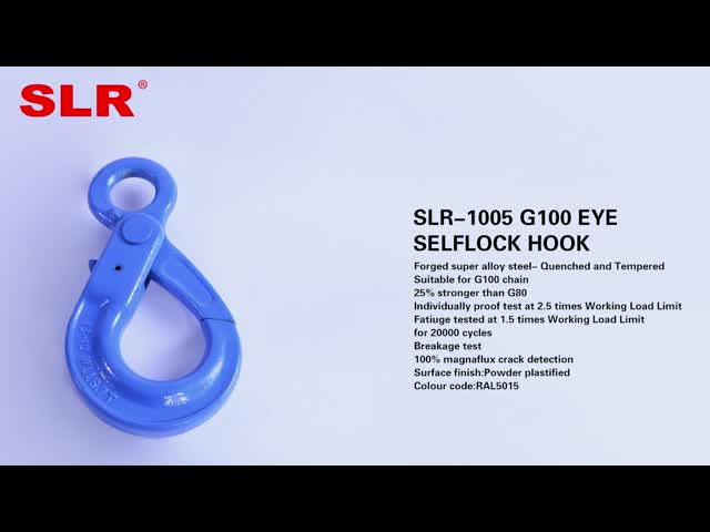 SLR1005-G100 КРЮК ГЛАЗА SELFLOCK видео