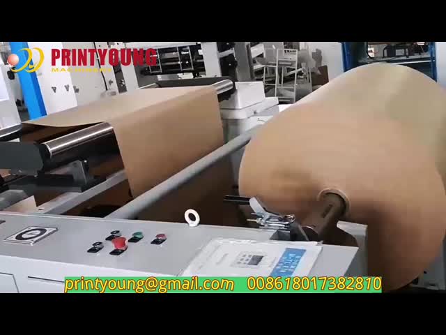 Semi автоматический бумажный мешок сухофрукта хлеба легкой закускы делая машину экологически дружелюбный видео