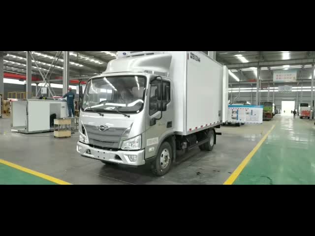 115hp FOTON Refrigerated Truck Box 1 Ton Loading Capacity Refrigerated Truck