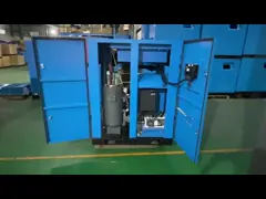 Привинтьте тип компрессор воздуха промышленного компрессора молчаливый роторный с эффективностью высокой энергии video