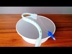 Через цвет эндотрахеальных трубок носа прозрачный для медицинского использования ET авиалинии трубки video