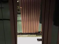 Portas de madeira de aço de segurança externas planas novas e modernas de metal Portas turcas