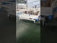 2000mm Length Homecare Manual Medical Beds With Dining Table Back lifting