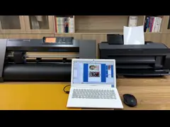 De computergestuurde Graphtec-Snijmachineplotter en Software van het Huidontwerp