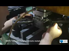 Тонкая точность Аргентум/диапазон взрывателя меди с одной полостью прогрессивной умирают проштемпелевать video