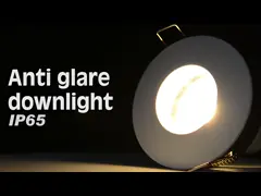 Утопленная водоустойчивая слепимость IP65 Downlight CU10 анти- для потолка кухни video